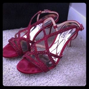 Bagdley Mischa wild embellished dress sandals red